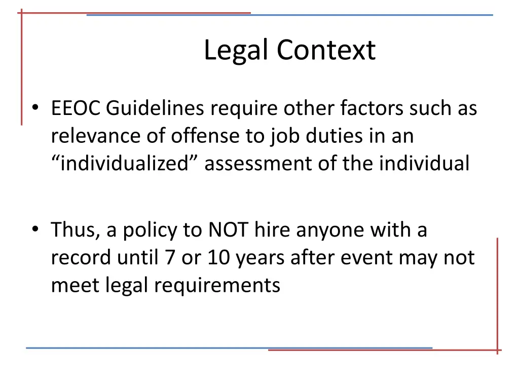 legal context