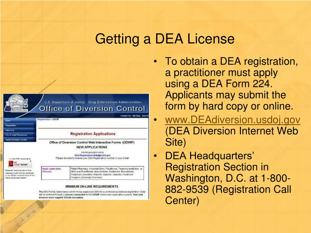 getting a dea license