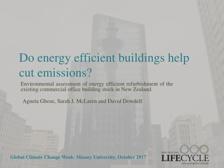 do energy efficient buildings help cut emissions