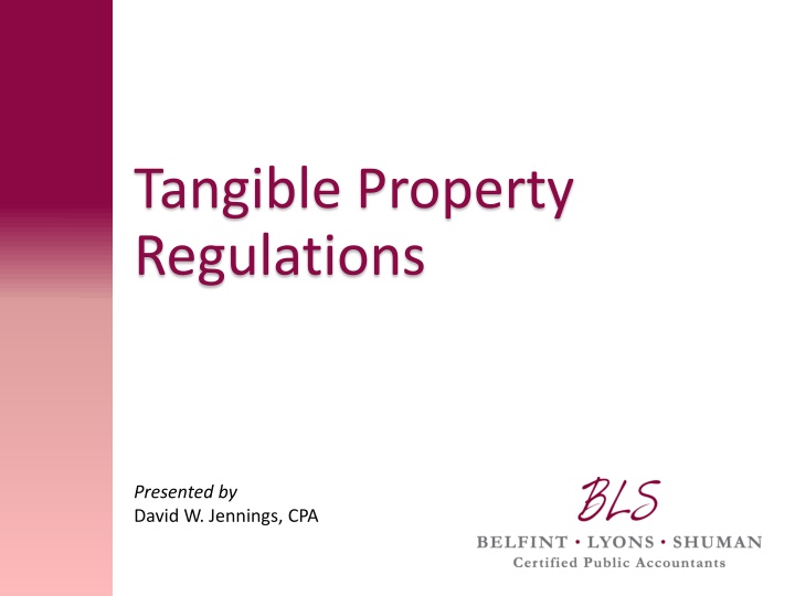 tangible property regulations