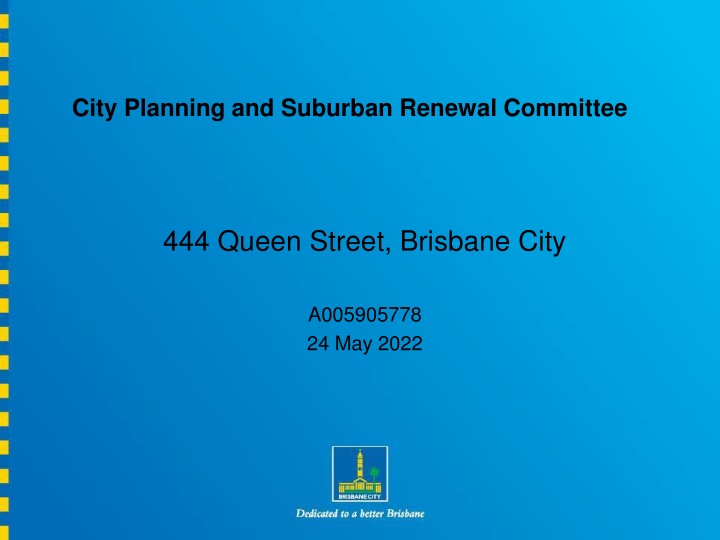 city planning and suburban renewal committee