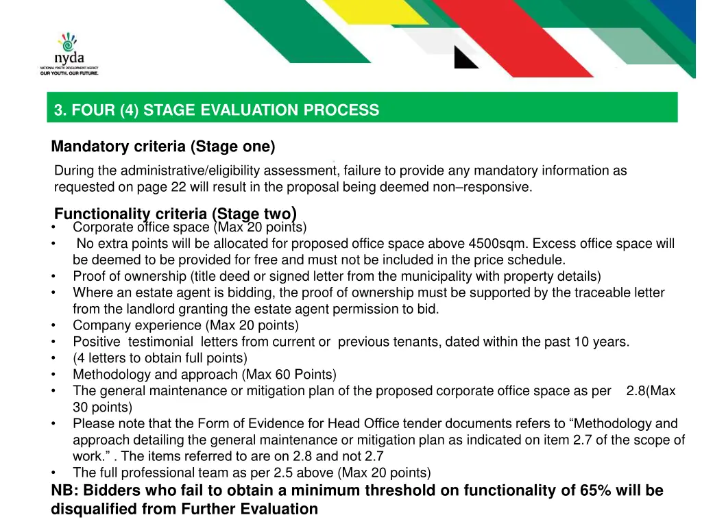 3 four 4 stage evaluation process