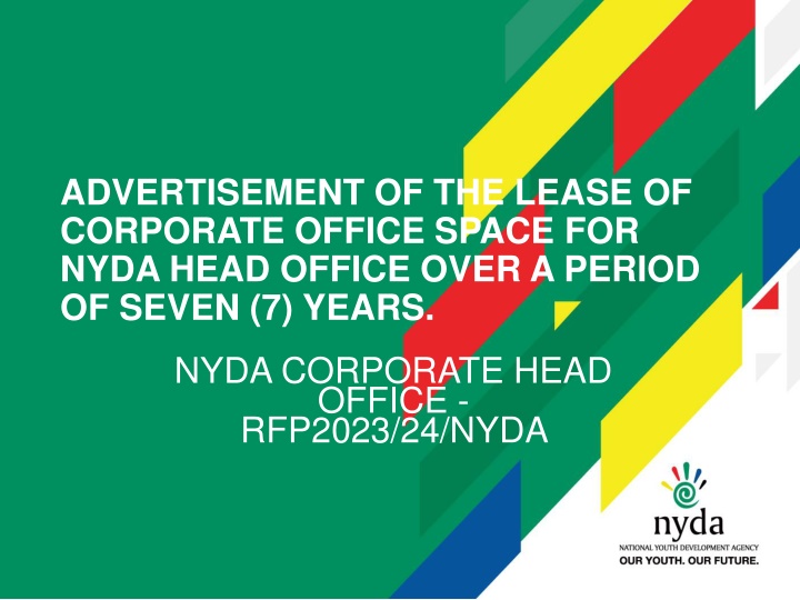 advertisement of the lease of corporate office