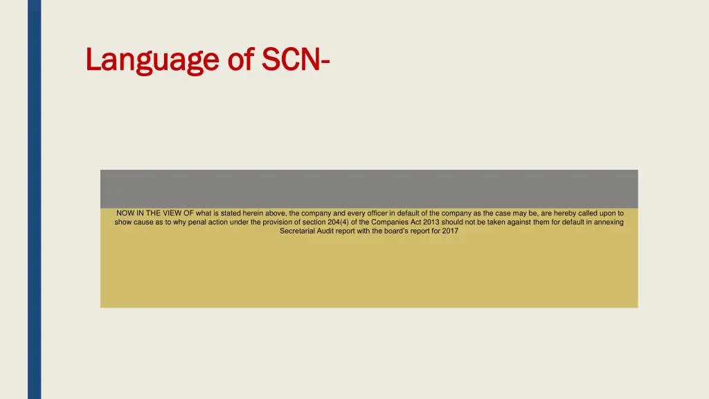 language of scn language of scn