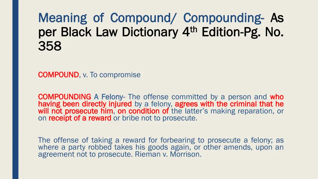 meaning meaning of of compound per per black