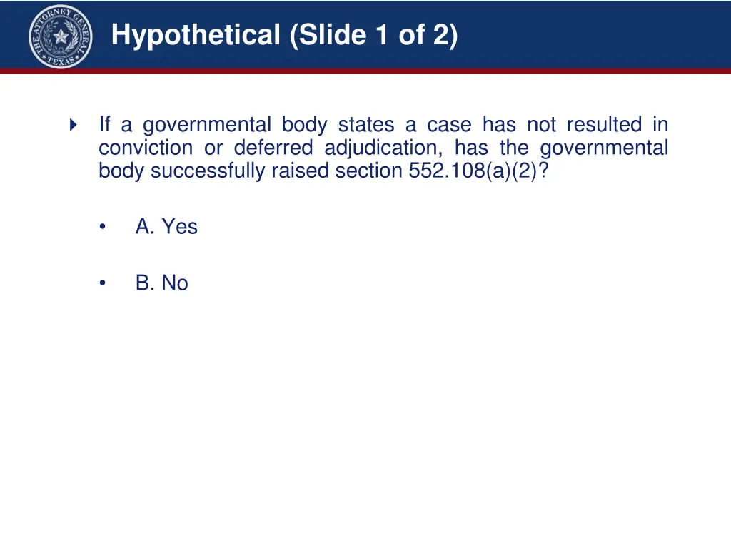 hypothetical slide 1 of 2 3