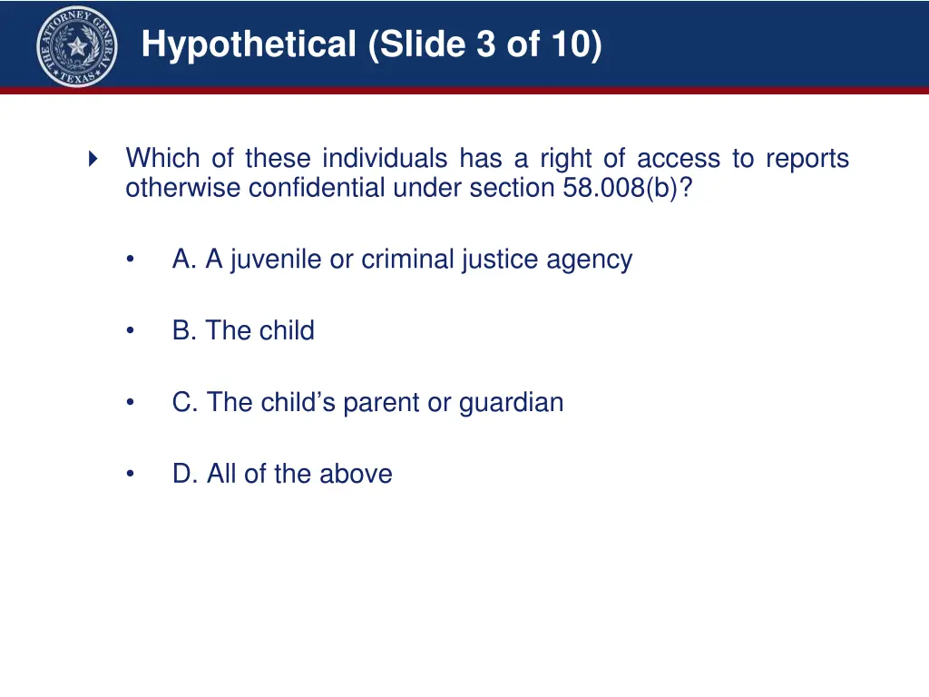 hypothetical slide 3 of 10