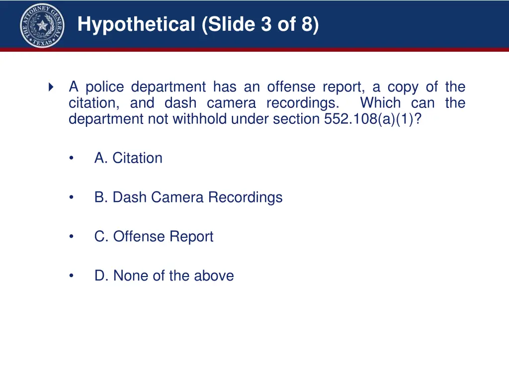 hypothetical slide 3 of 8