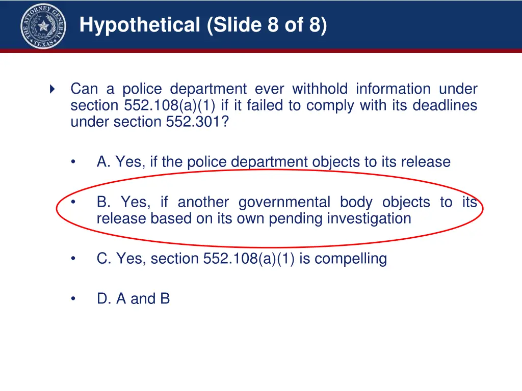 hypothetical slide 8 of 8