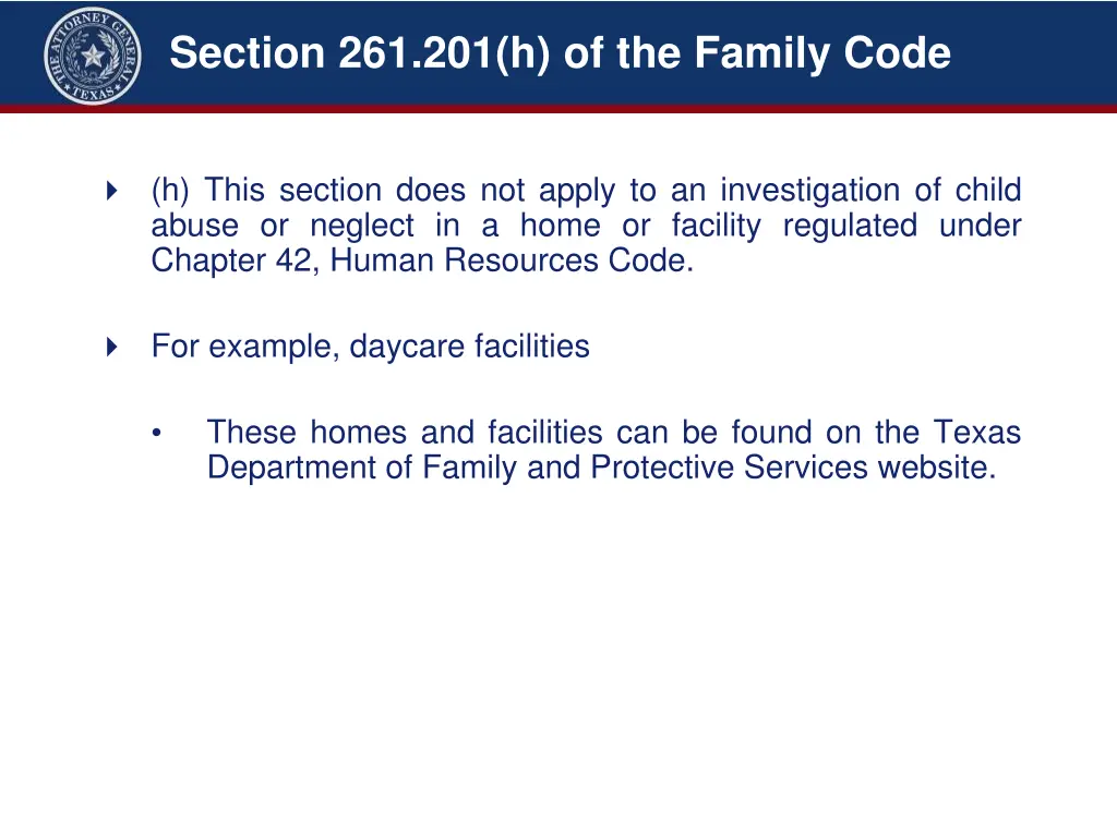 section 261 201 h of the family code