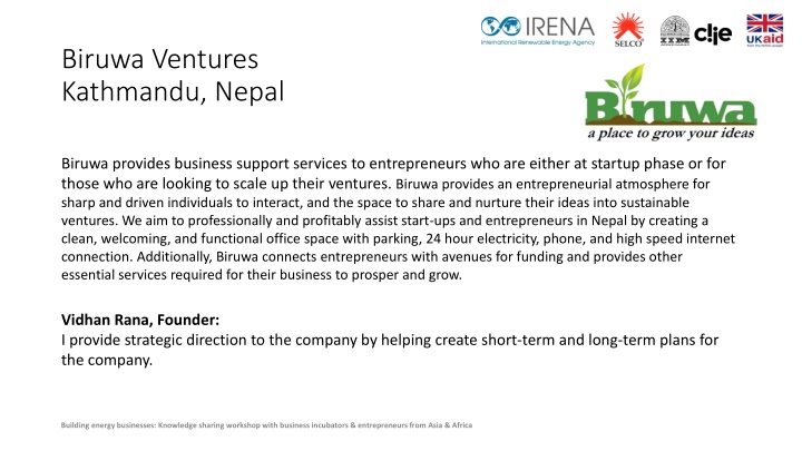 biruwa ventures kathmandu nepal