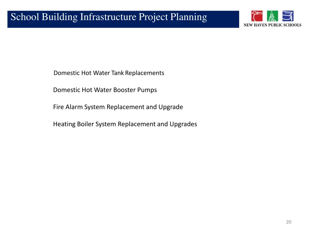 school building infrastructure project planning