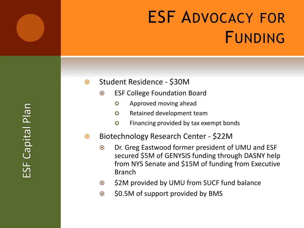 esf a dvocacy for