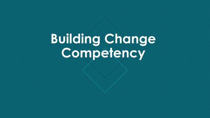 building change competency