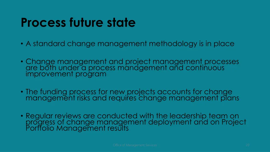 process future state