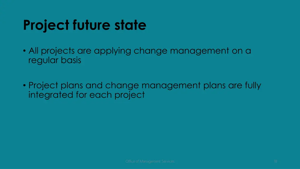 project future state