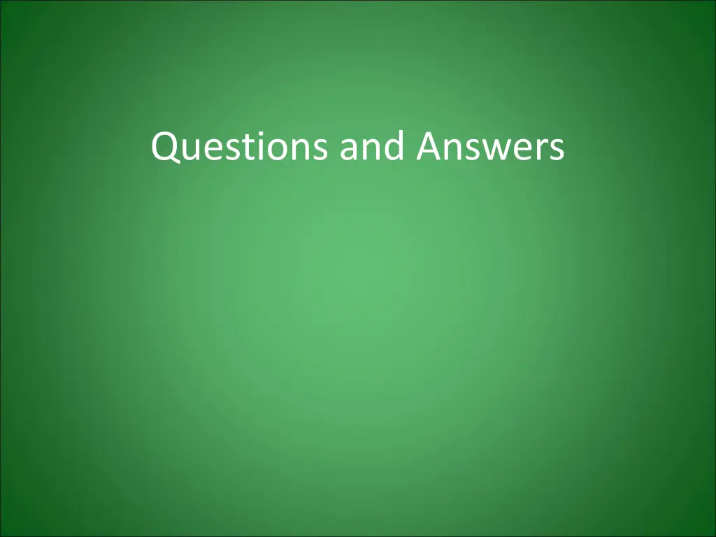 questions and answers