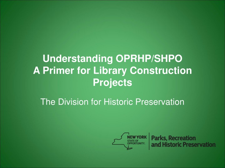 understanding oprhp shpo a primer for library