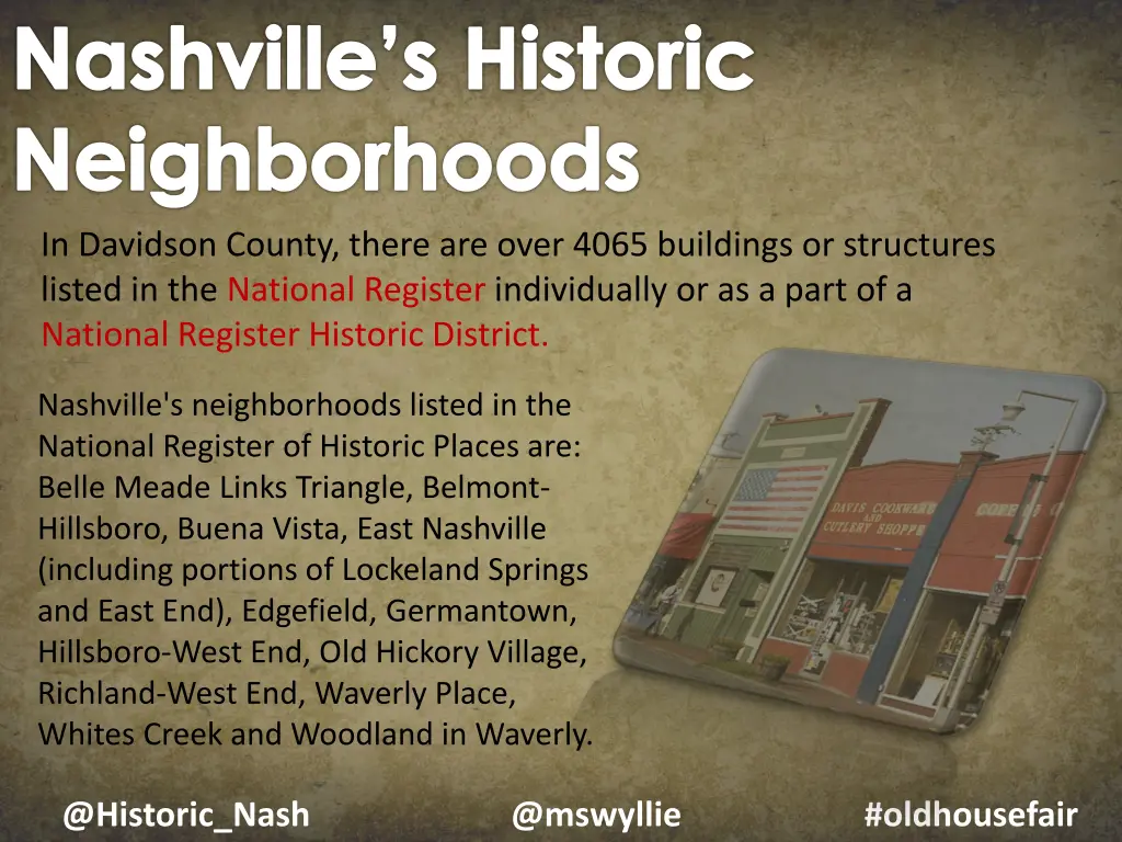 nashville s historic neighborhoods