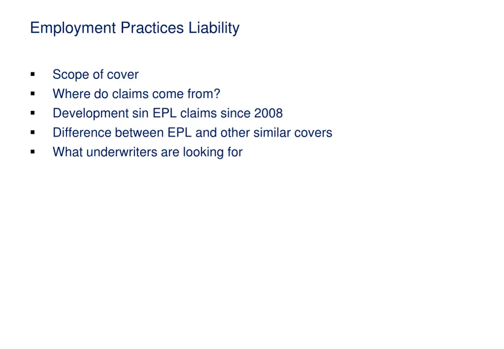 employment practices liability