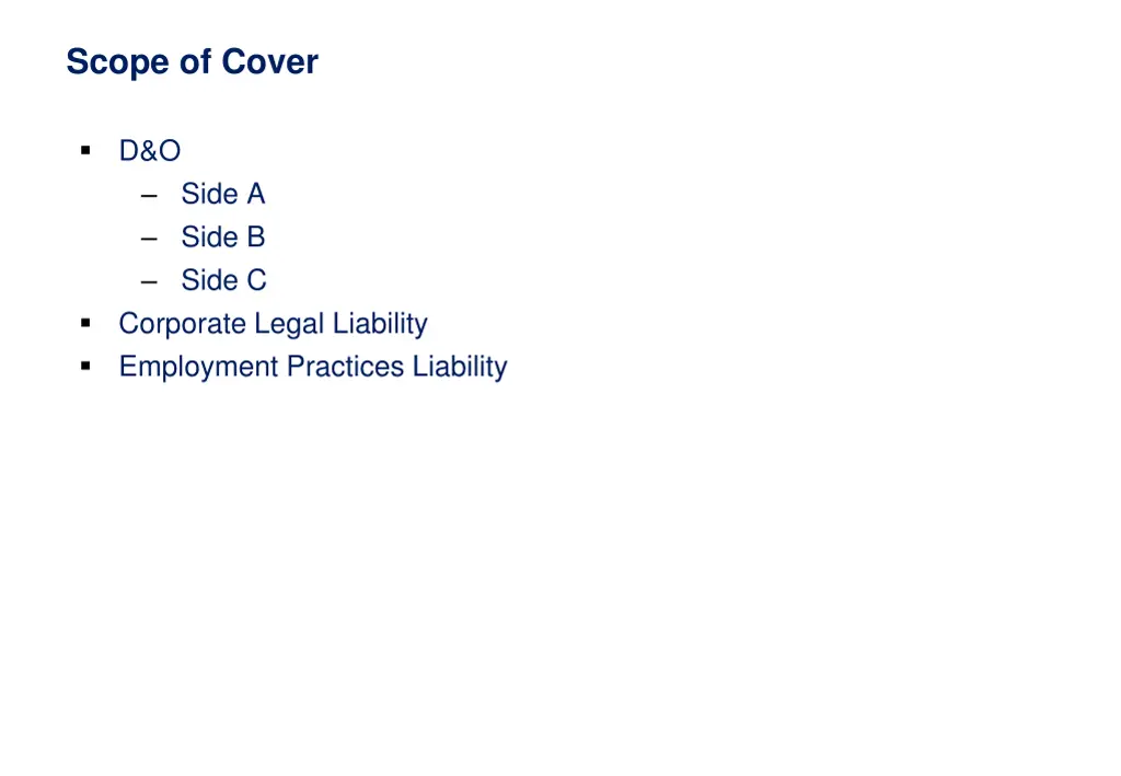 scope of cover