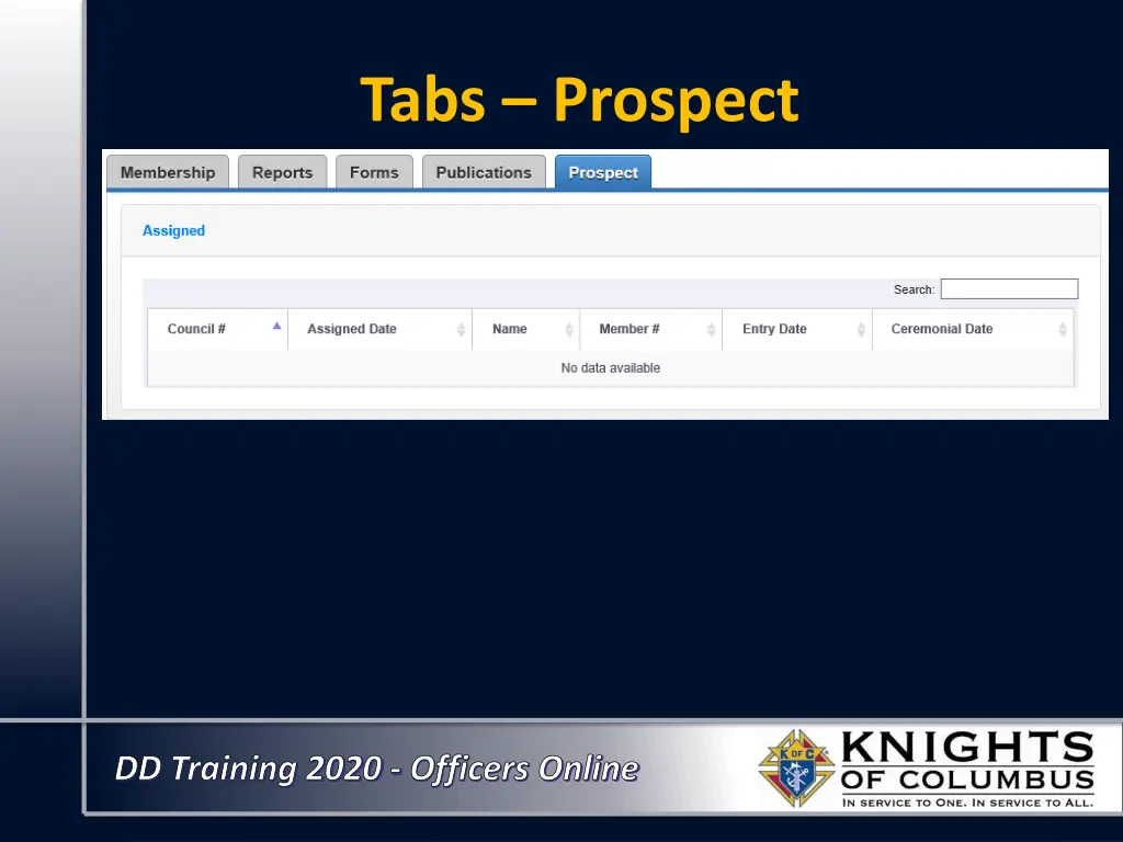 tabs prospect