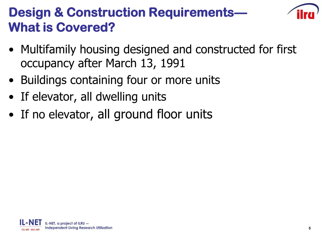 design construction requirements design