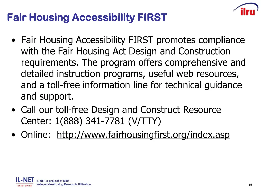 fair housing accessibility first fair housing