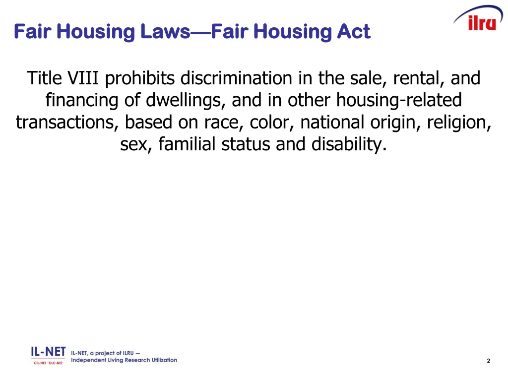 fair housing laws fair housing laws