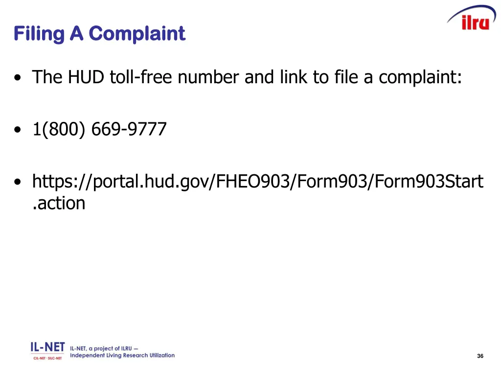 filing a complaint filing a complaint