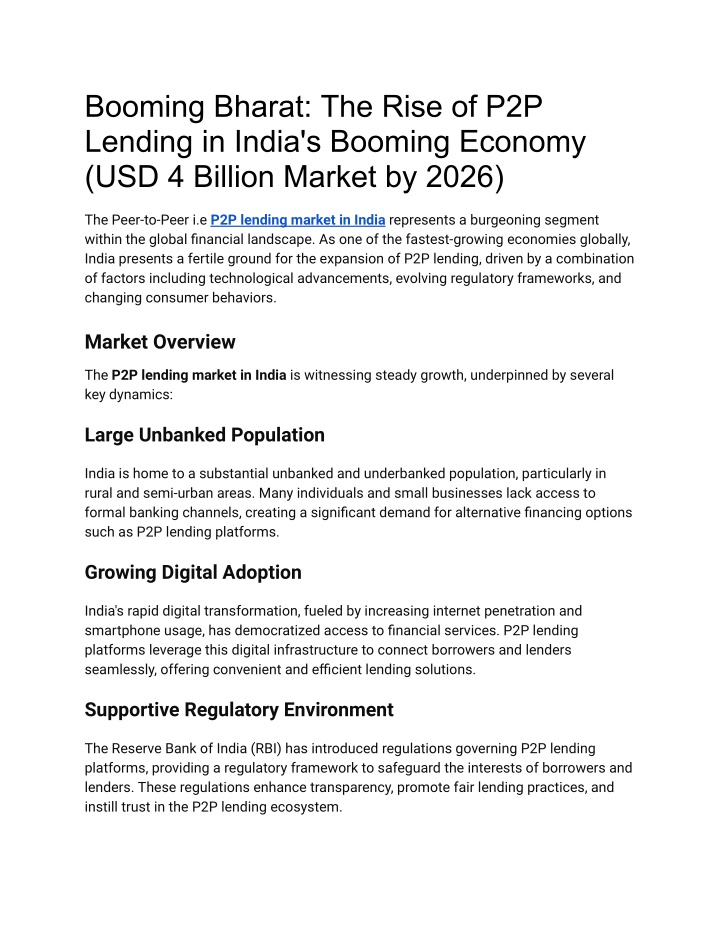 booming bharat the rise of p2p lending in india