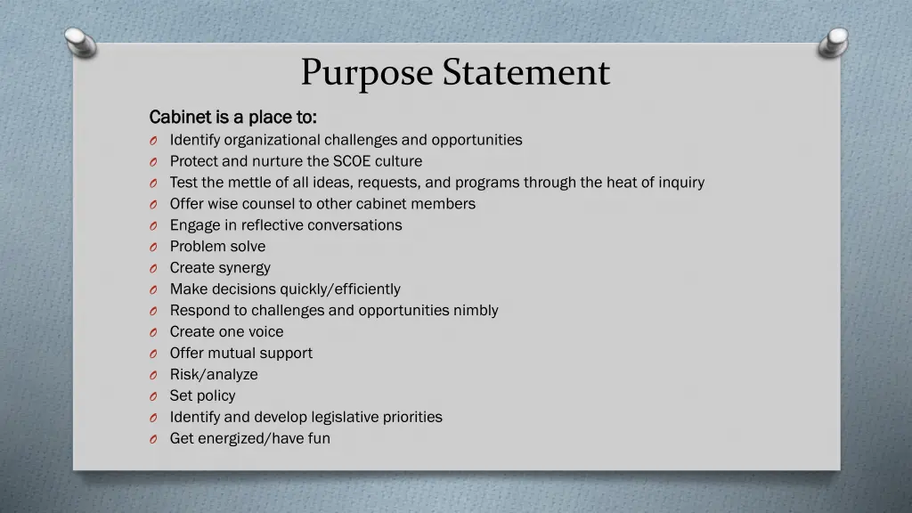 purpose statement