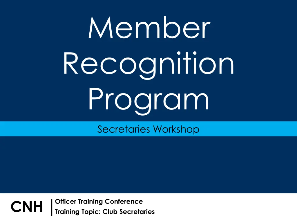 member recognition program