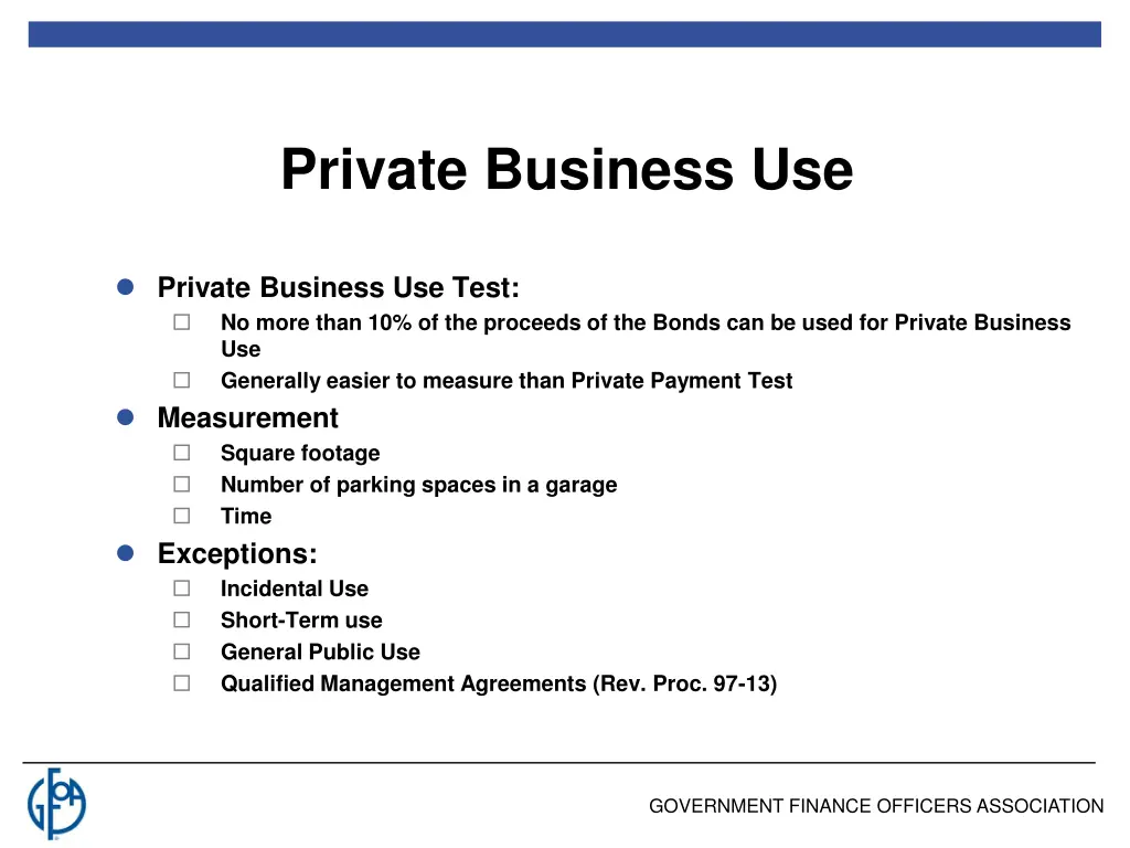 private business use