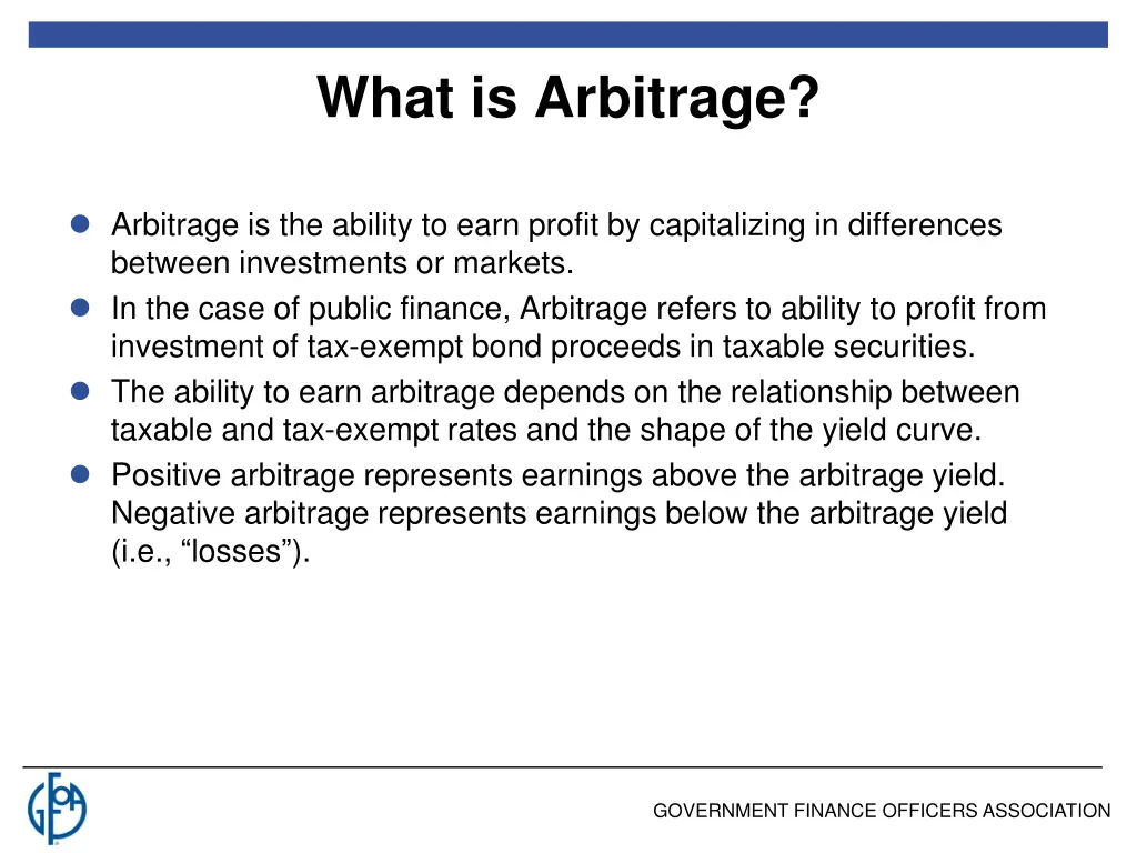 what is arbitrage