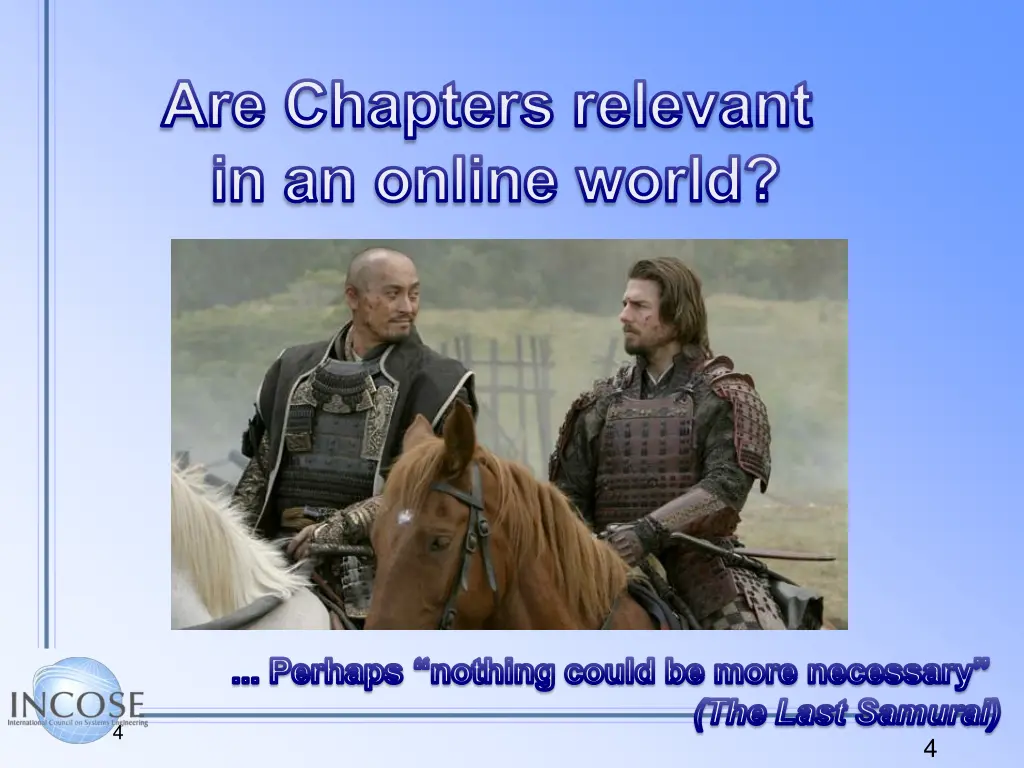 are chapters relevant in an online world