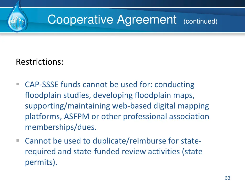 cooperative agreement continued 1