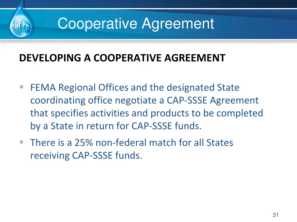 cooperative agreement