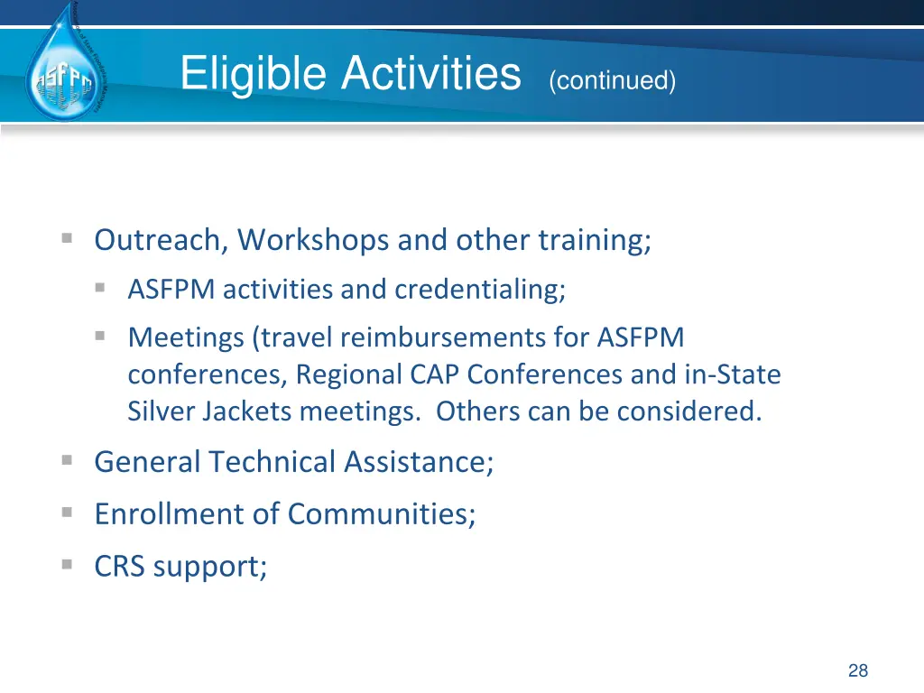 eligible activities continued 1