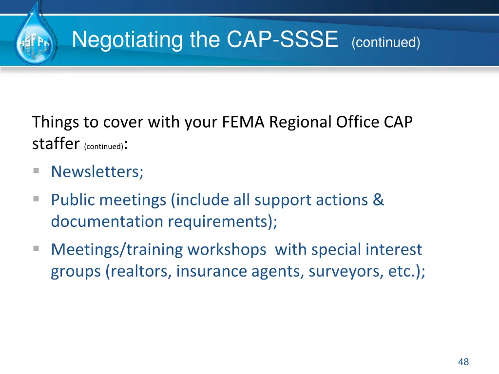 negotiating the cap ssse continued