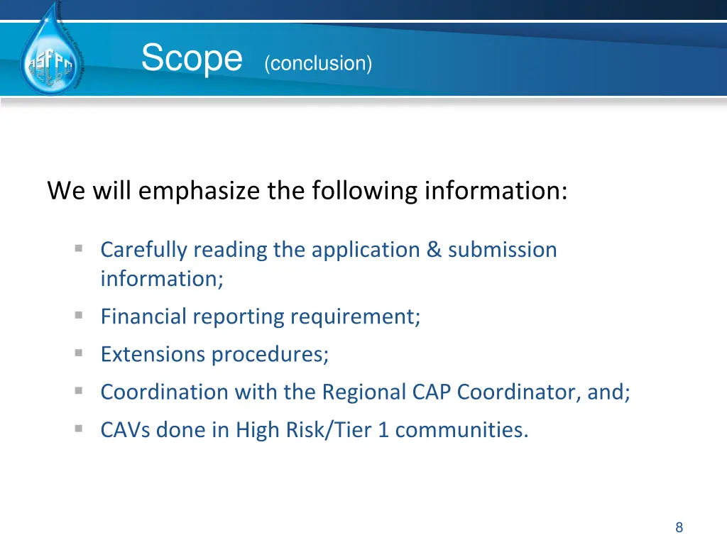 scope conclusion