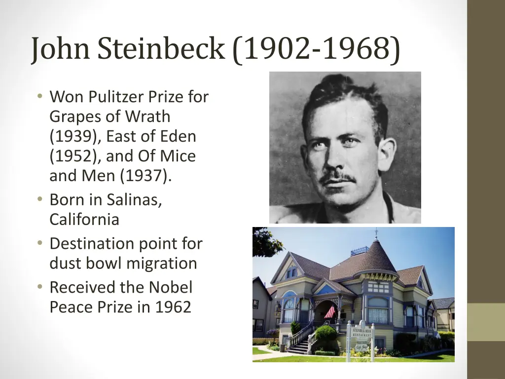 john steinbeck 1902 1968