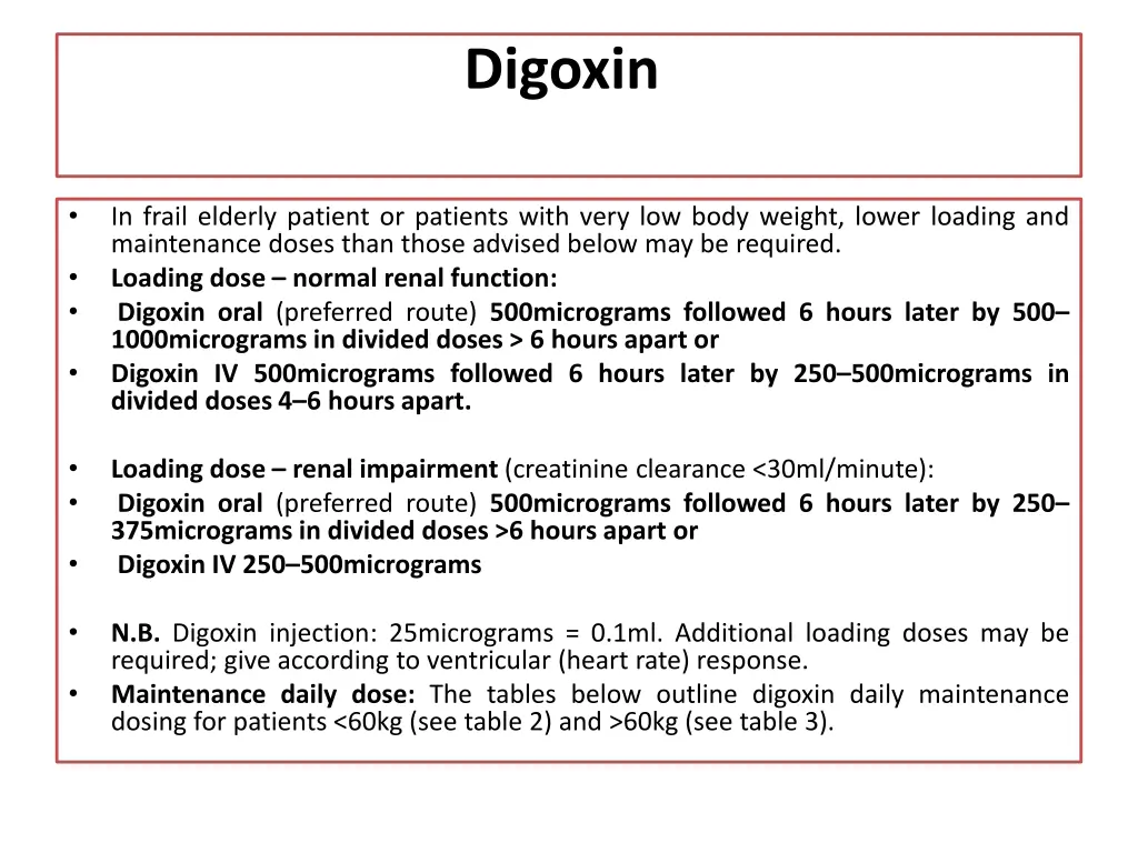 digoxin