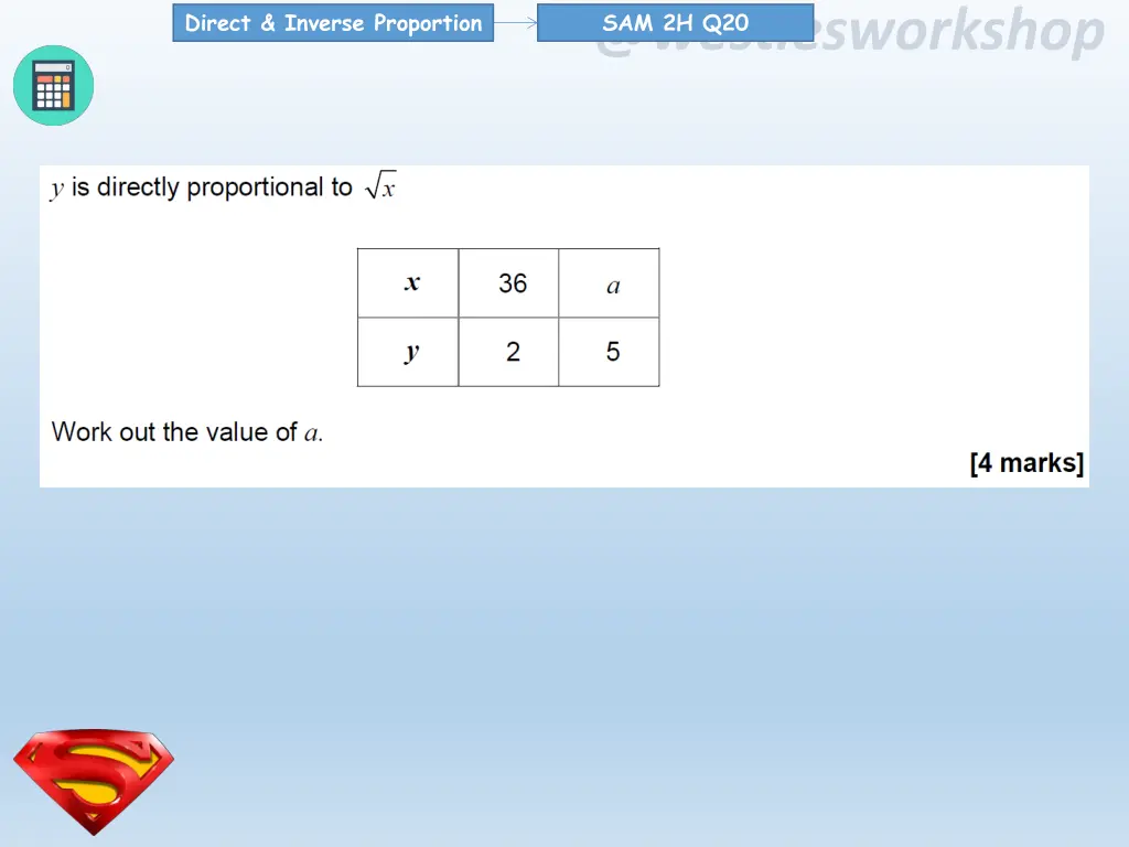 direct inverse proportion 1