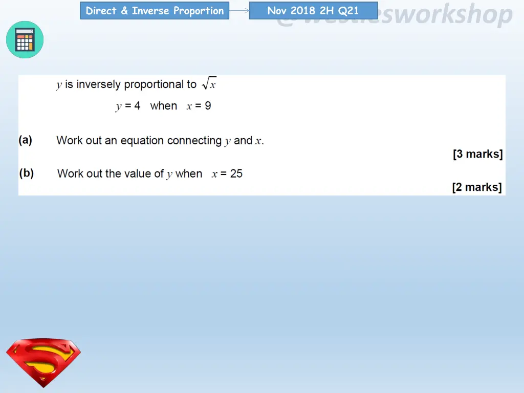 direct inverse proportion 21