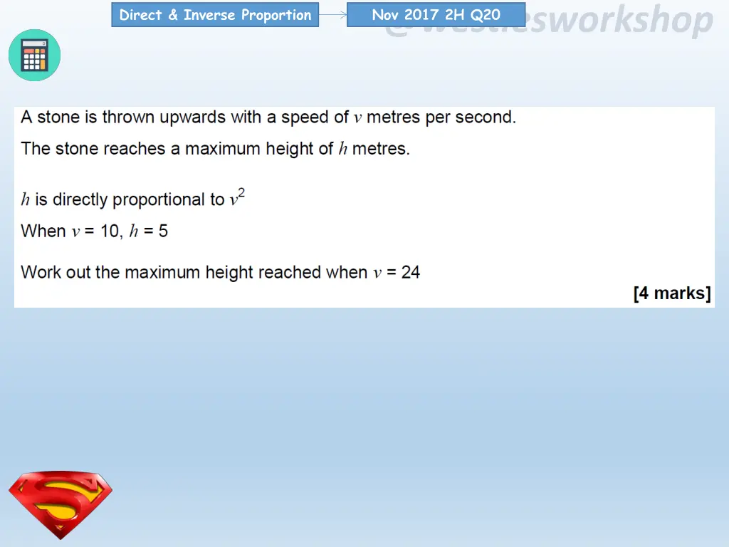 direct inverse proportion 8