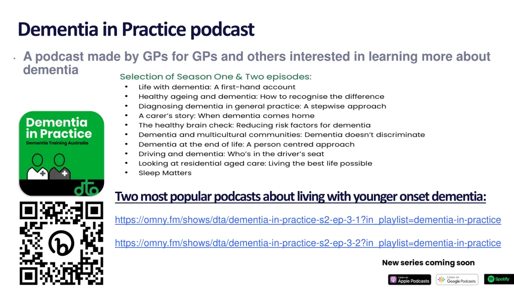 dementia in practice podcast