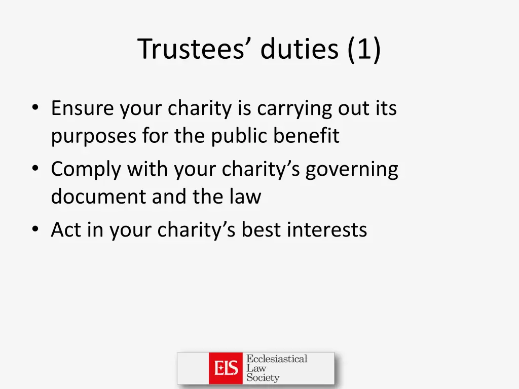 trustees duties 1