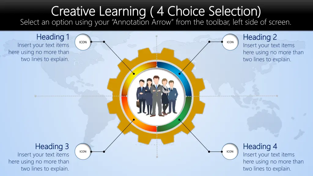 creative learning 4 choice selection creative