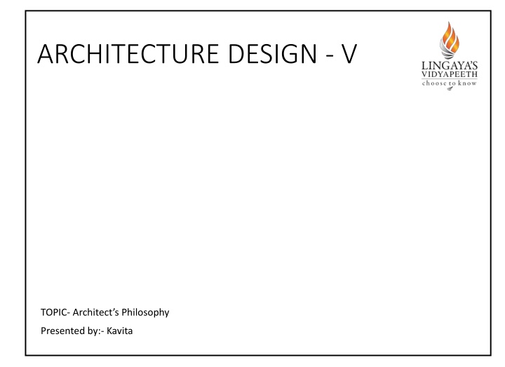 architecture design v